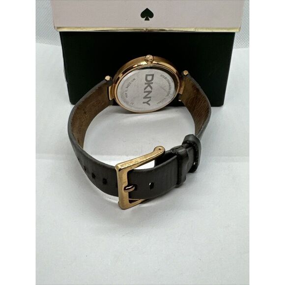 DKNY Stanhope NY-2296 Women\'s Grey Leather Analog Dial Quartz Wrist Watch JNA171 main image 5